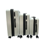Tosca London 3 Piece Hardside Luggage Set - White