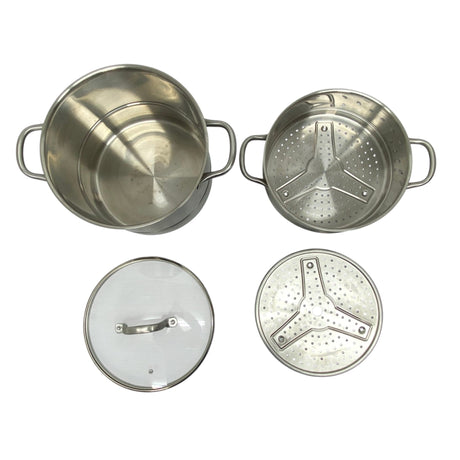 Linkfair 12L Stainless Steel Steamer Pot