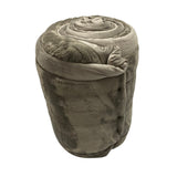 Nemcor Plush Blanket - King Size - Taupe