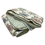 Fraiche Maison Microfibre Quilt - King Size - Floral Blockprint