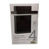 Naturally Solar 4x Solar Wall Light