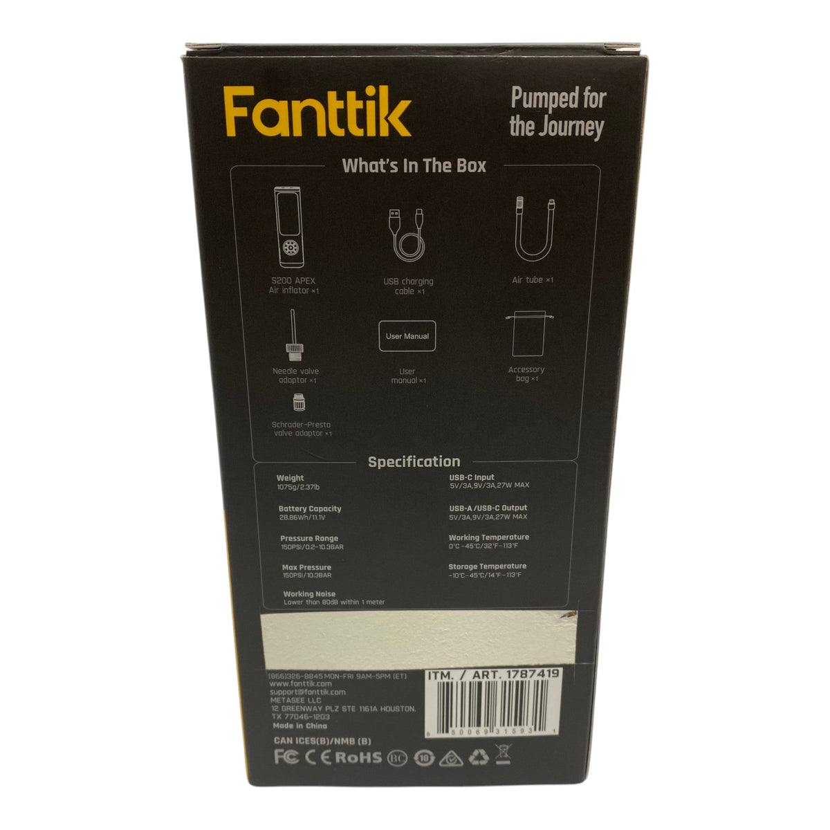 Fanttik S200 APEX Multifunction Air Inflator