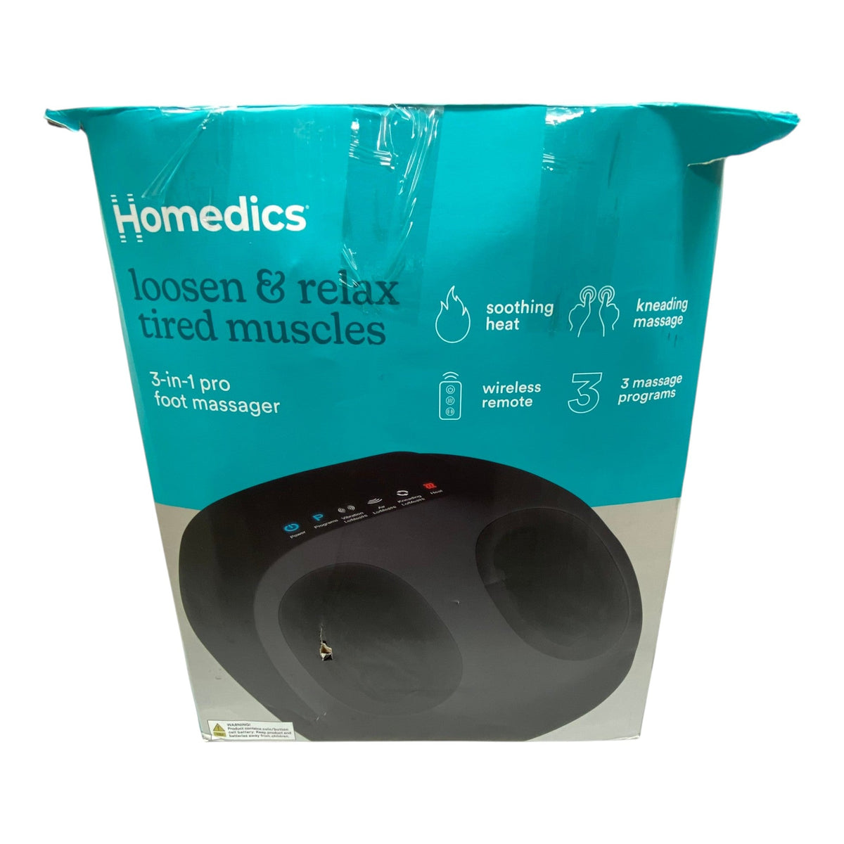 Homedics 3-in-1 Pro Foot Massager with Heat