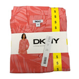 DKNY Women's 2 Piece Lightweight Woven Pyjama Set - Coral Floral SIZE - Small