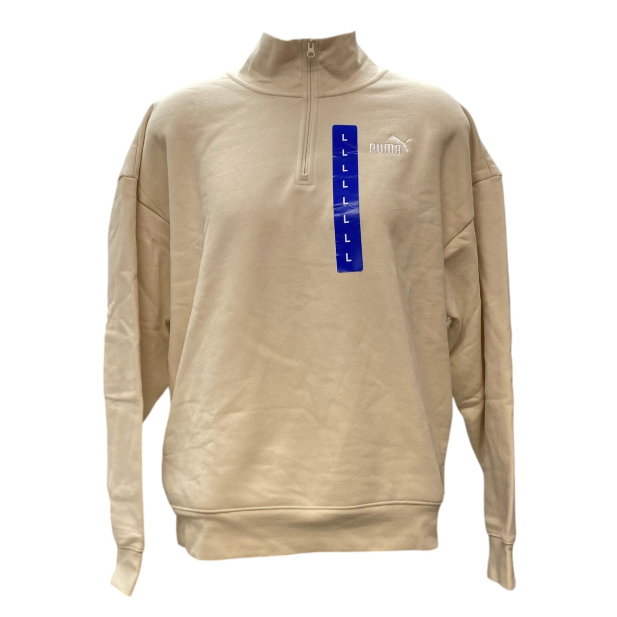 Puma Women's Half-Zip Sweatshirt - Alpine Snow SIZE - Large