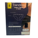 Bendon Women's 5 Pack Comfy Brief - Black SIZE - Small