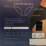 Bendon Women's 5 Pack Comfy Brief - Black SIZE - Small