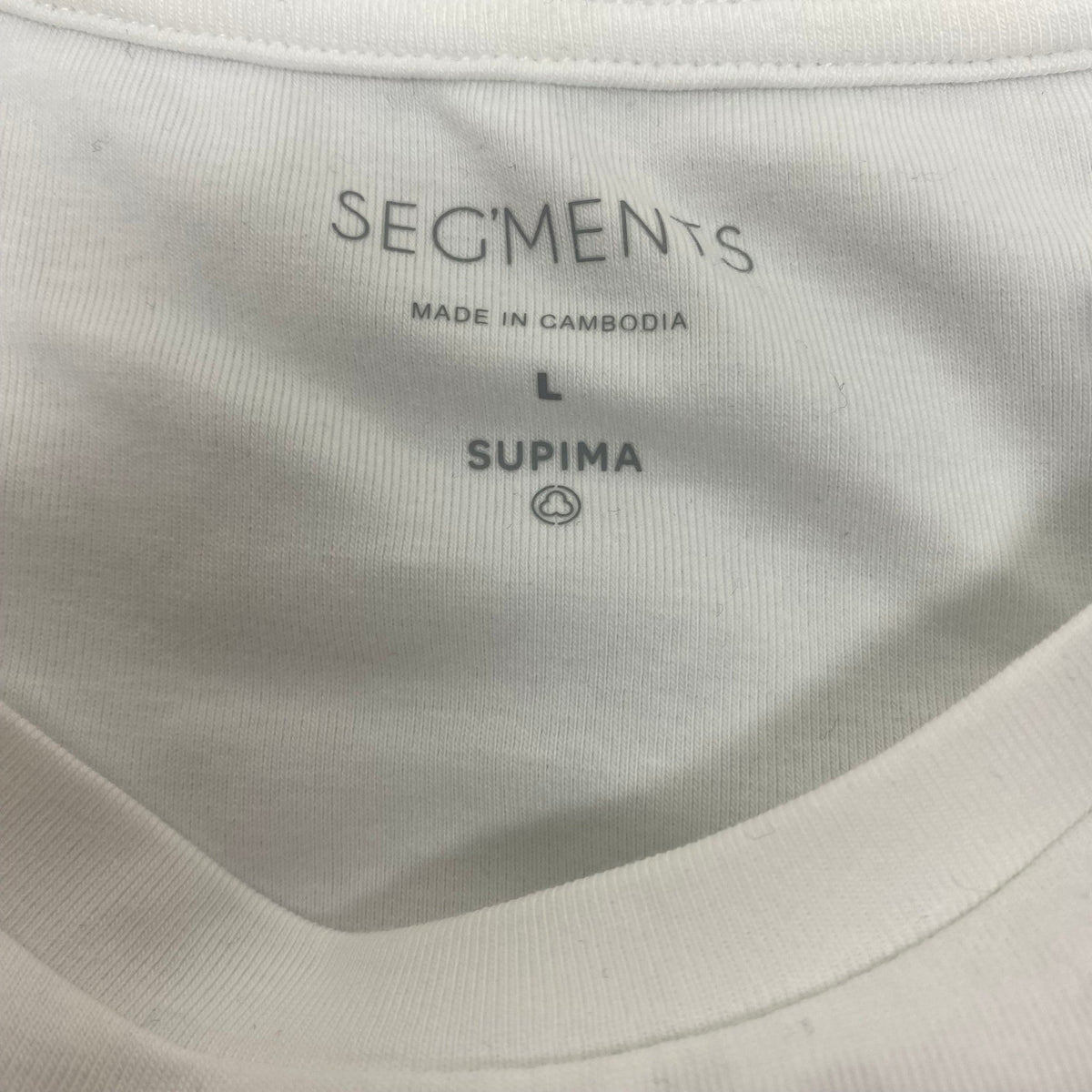 Segments Women's Long Sleeve Supima Cotton Tee - White - SIZE - Large