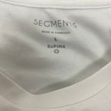 Segments Women's Long Sleeve Supima Cotton Tee - White - SIZE - Large
