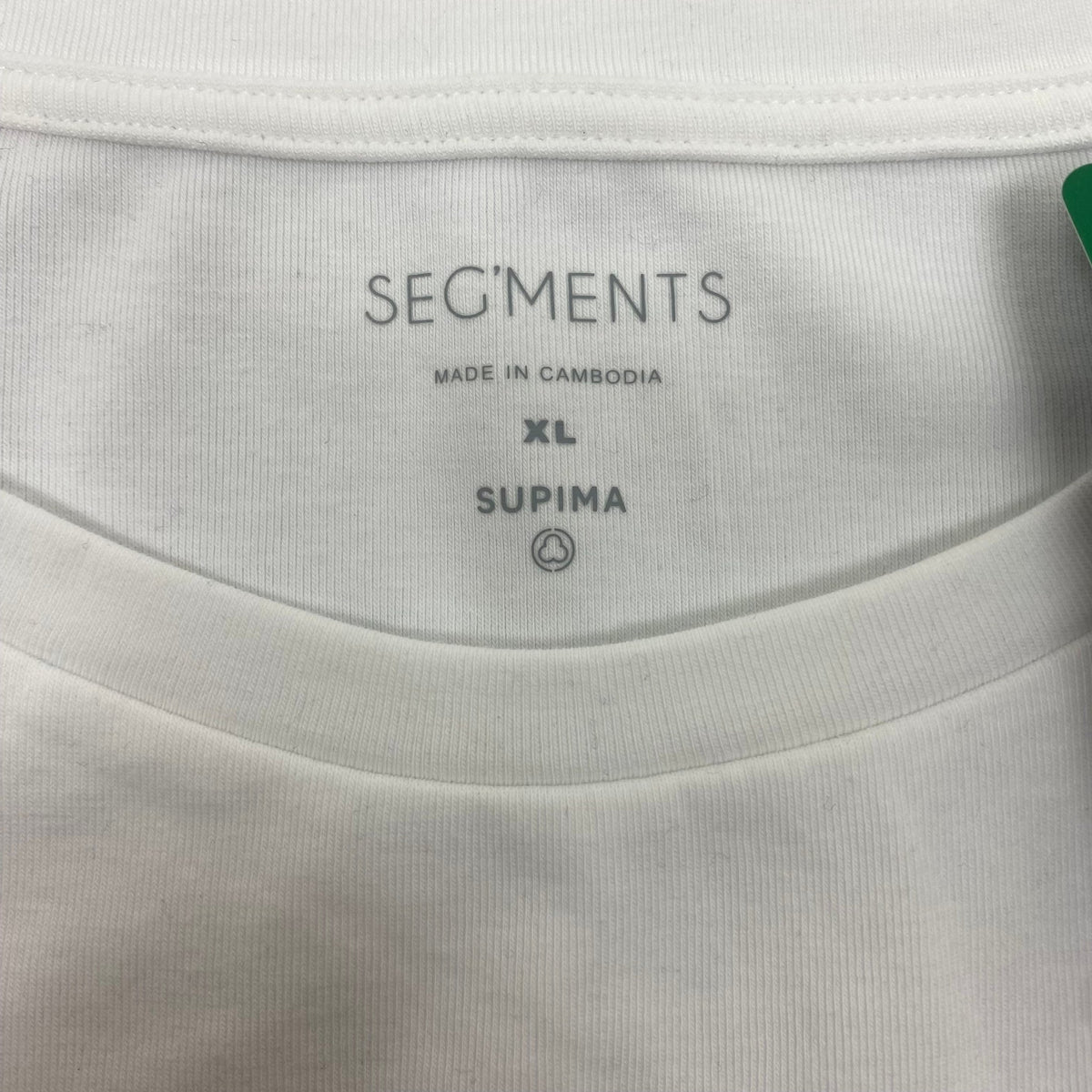Segments Women's Long Sleeve Supima Cotton Tee - White - SIZE - Extra Large