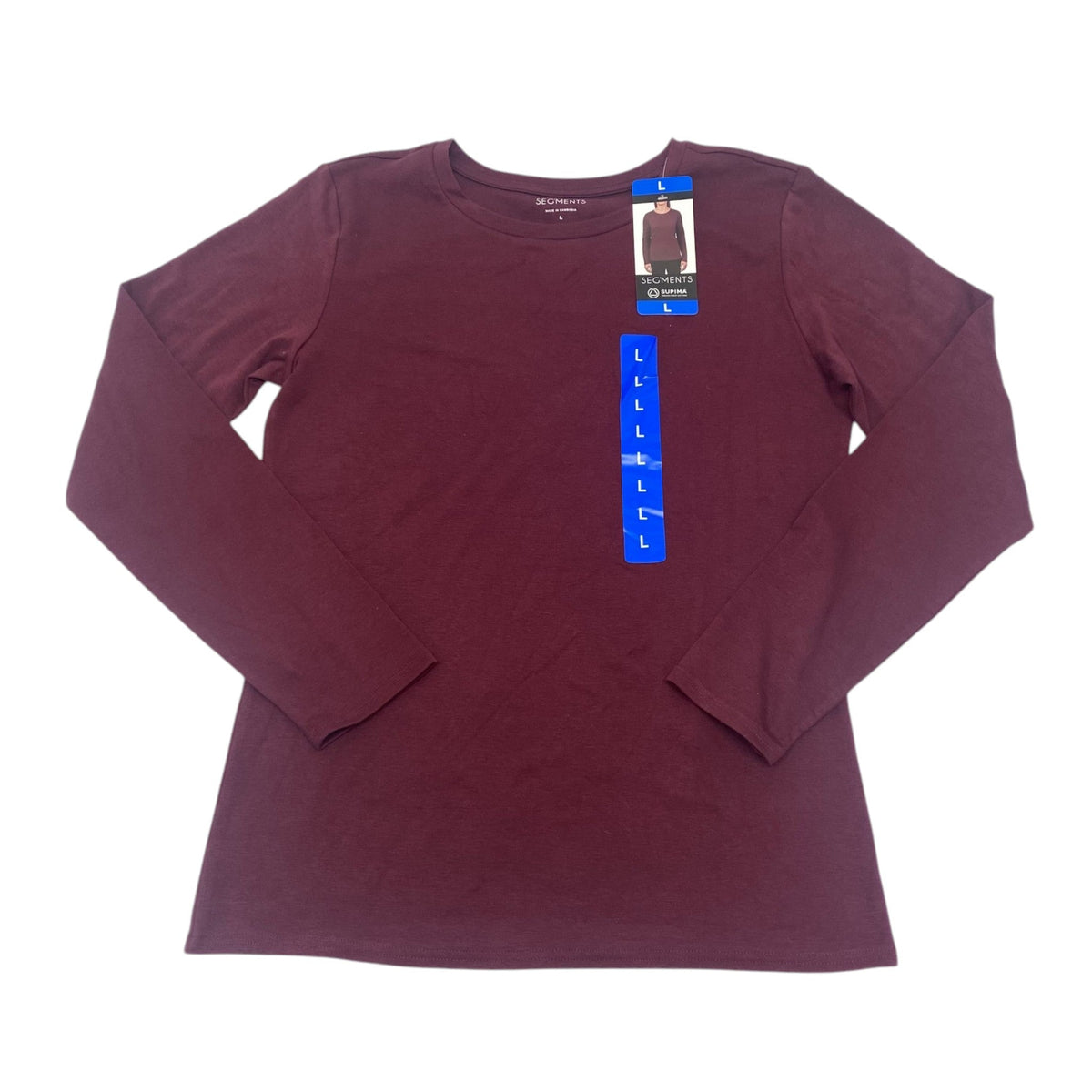 Segments Women's Long Sleeve Supima Cotton Tee SIZE - Large