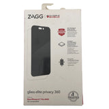 Zagg Glass Elite Privacy 360 Screen Protector For New iPhone 6.1" Pro 2022