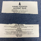 Holiday Hooked Accent Candy Rug