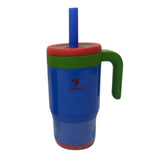 Reduce 414ml Insulated Chiller Cup with Silicone Straw - Blue