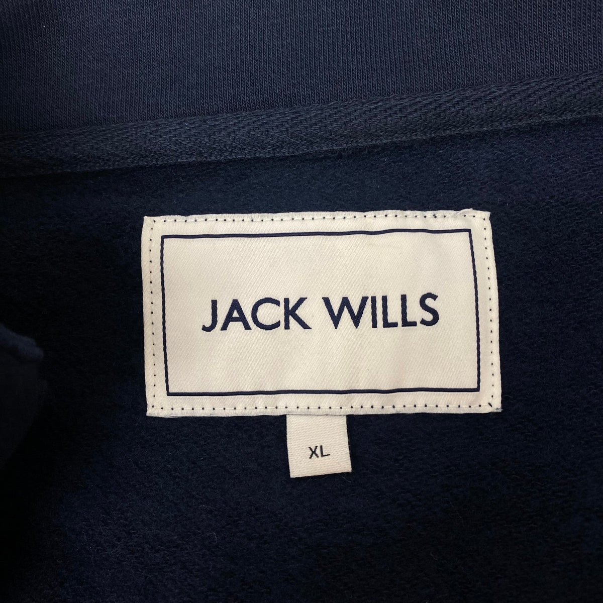 Jack Wills Men's 1/4 Zip Up Sweatshirt SIZE - Extra Large