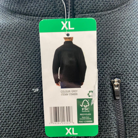 32 Degrees Men's Fleece Zip Up Sweatshirt SIZE - Extra Large