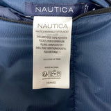 Nautica Men's Reversible Puffer Jacket - Navy/Grey SIZE - Medium