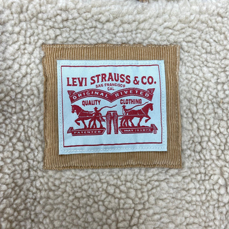 Levis Men's Corduroy Sherpa Lined Jacket - Tan SIZE - XXL