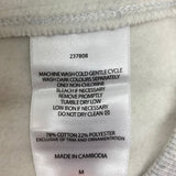 Tuff Women's 1/4 Zip Sweatshirt - White Marle SIZE - Medium