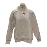 Tuff Women's 1/4 Zip Sweatshirt - White Marle SIZE - Medium
