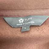 Tuff Women's 1/4 Zip Sweatshirt - Mauve SIZE - Large