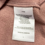 Tuff Women's 1/4 Zip Sweatshirt - Mauve SIZE - Large