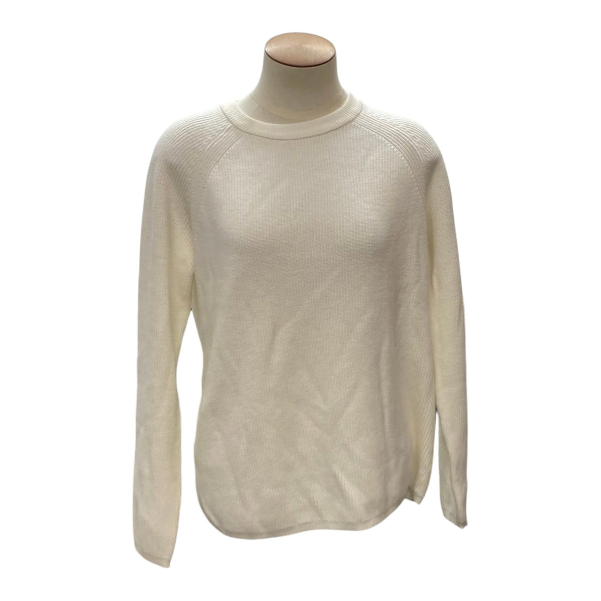 Matty M Women's Knit Sweatshirt - Ivory SIZE - Medium