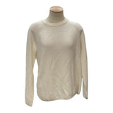 Matty M Women's Knit Sweatshirt - Ivory SIZE - Medium