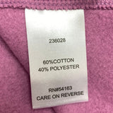 DKNY Women's Half Zip Sweatshirt - Dusty Orchid SIZE - Large