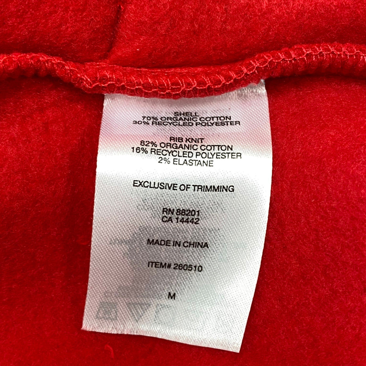 Mondetta Men's Soccer Jacket - Pitch Red/Spain SIZE - Medium