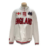 Mondetta Men's Soccer Jacket - Pitch White/England SIZE - Large