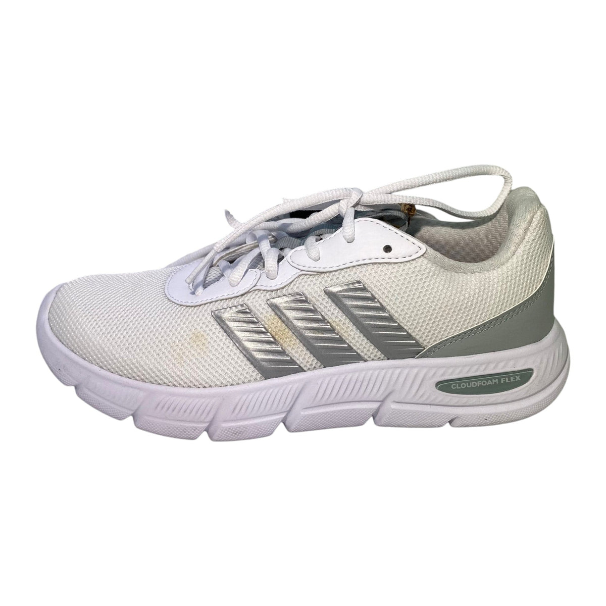Adidas Women's Cloudfoam Flex Wide Fit Sneakers - White SIZE - 7.5