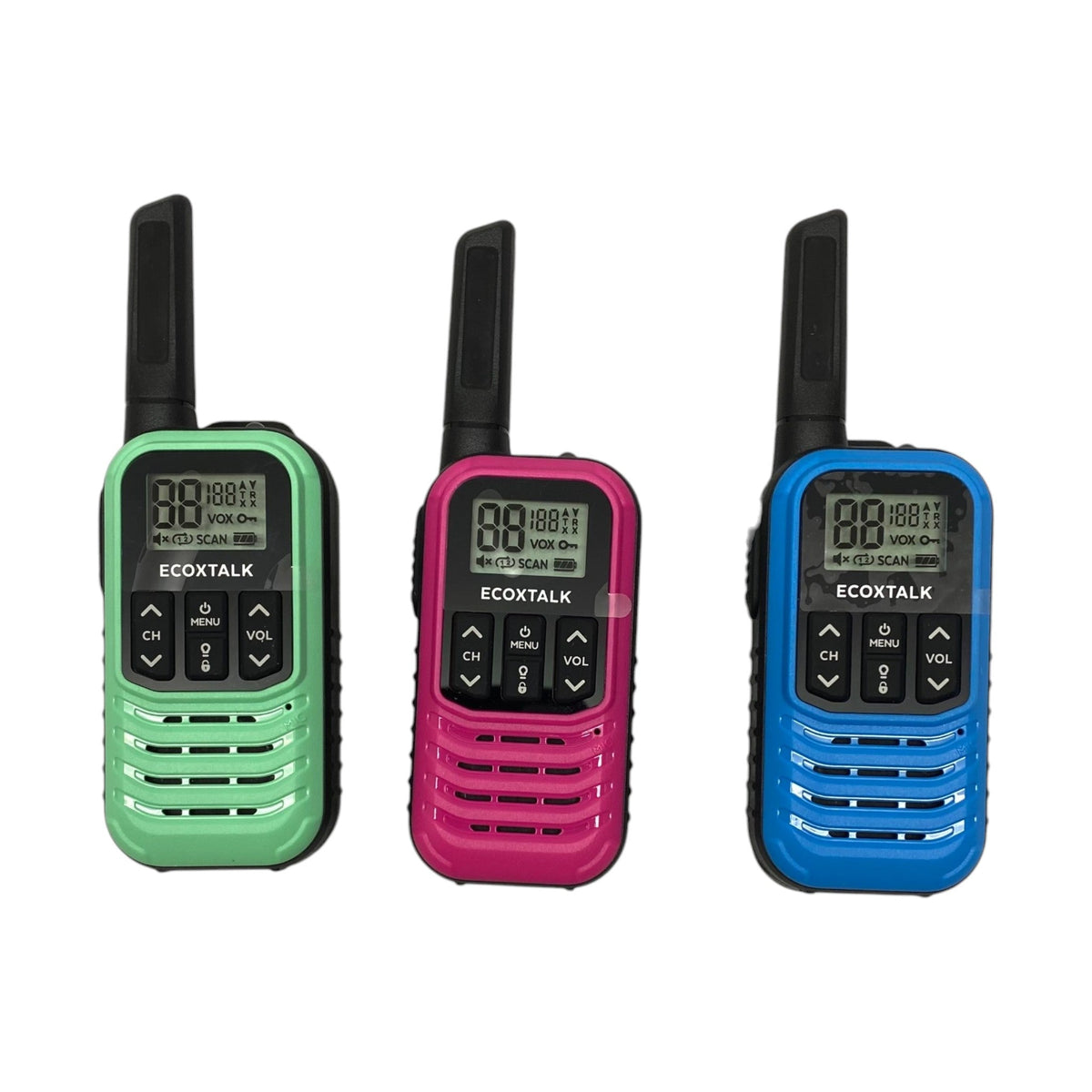 EcoGear 3x EXG50 UHF CB Handheld Radios