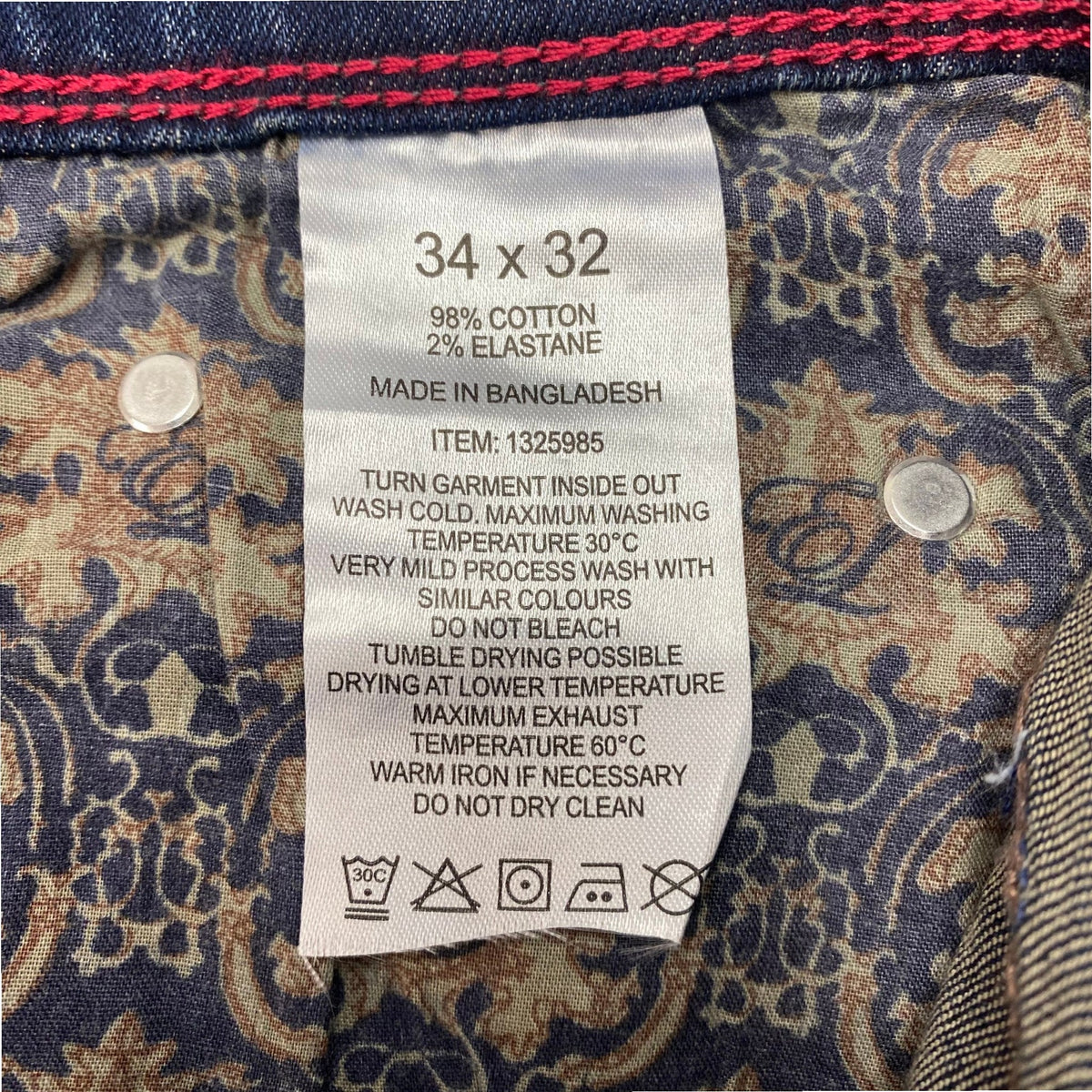 English Laundry Men's Straight Fit Jean - 34 x 32 SIZE - 34