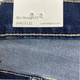Calvin Klein Men's Slim Straight Fit Jean - 40 x 32 SIZE - 40
