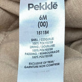 Pekkle Kid's Fleece Sleep Suit - Brown Dog - 6 Months