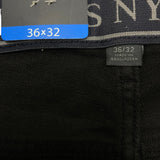 Jachs Men's Slim Fit Pants - Black - 36 x 32 SIZE - 36