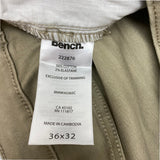 Bench Men's Cargo Pant - Tan - 36 x 32 SIZE - 36