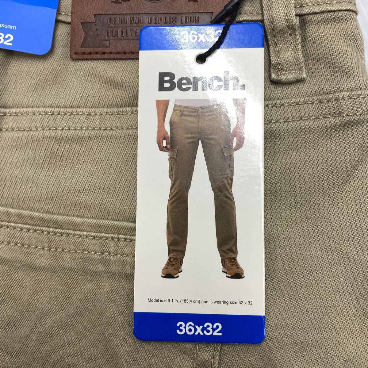 Bench Men's Cargo Pant - Tan - 36 x 32 SIZE - 36