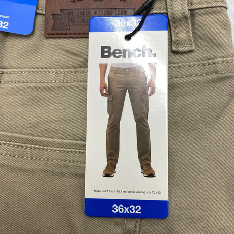 Bench Men's Cargo Pant - Tan - 36 x 32 SIZE - 36