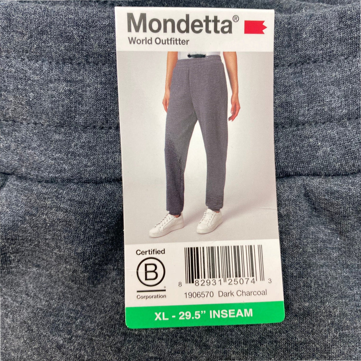 Mondetta Women's Fleece Pants - Dark Charcoal SIZE - Extra Large