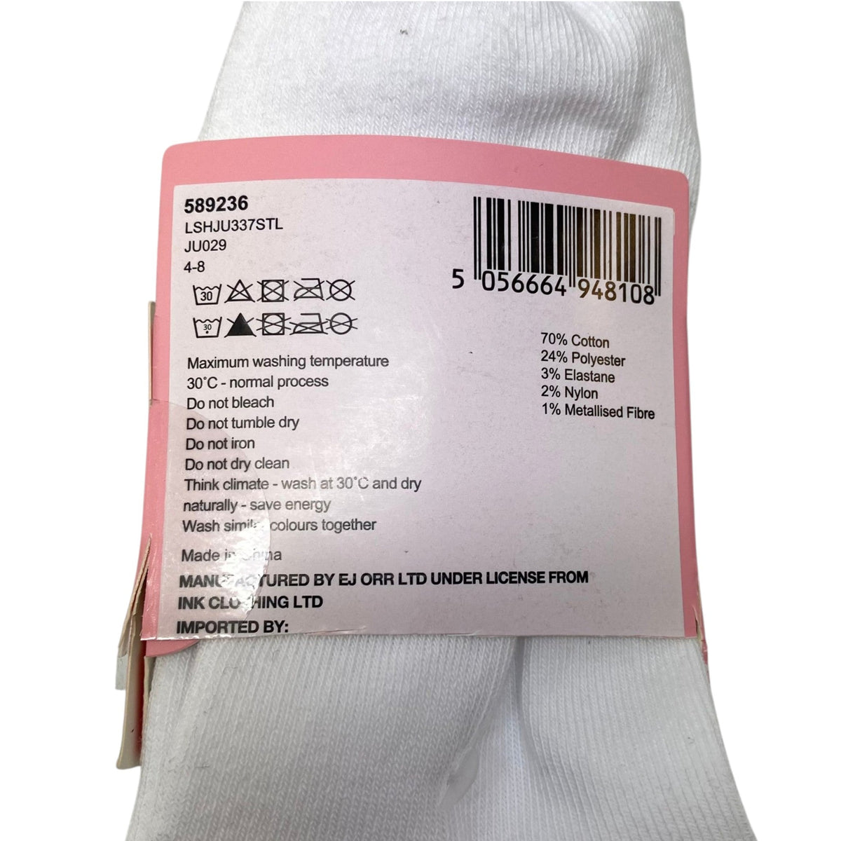 Juicy Couture Women's 6x Quarter Crew Socks - Euro 37-42