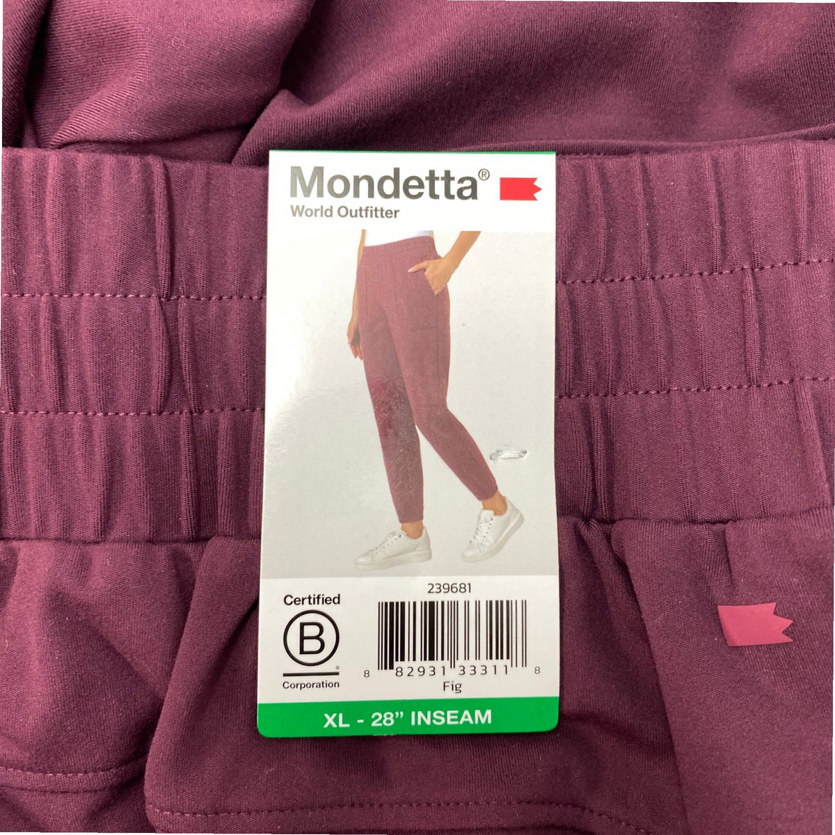 Mondetta Women's Active Knit Jogger Pants SIZE - Extra Large