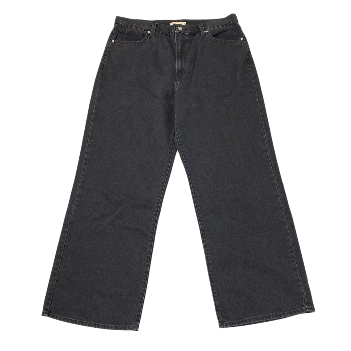 Levis Women's High Waisted Straight Jean - Black Wash SIZE - 34
