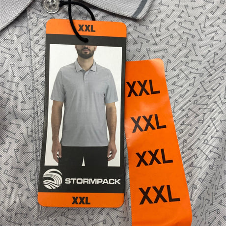 Stormpack Men's Golf Polo Shirt SIZE - XXL