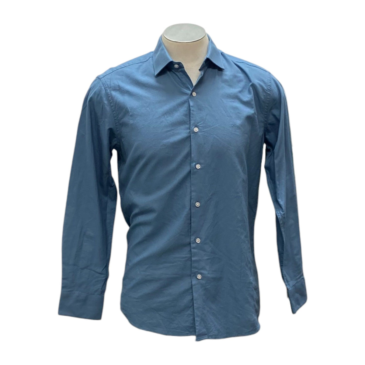 Calvin Klein Men's Long Sleeve Cotton Dress Shirt SIZE - Medium