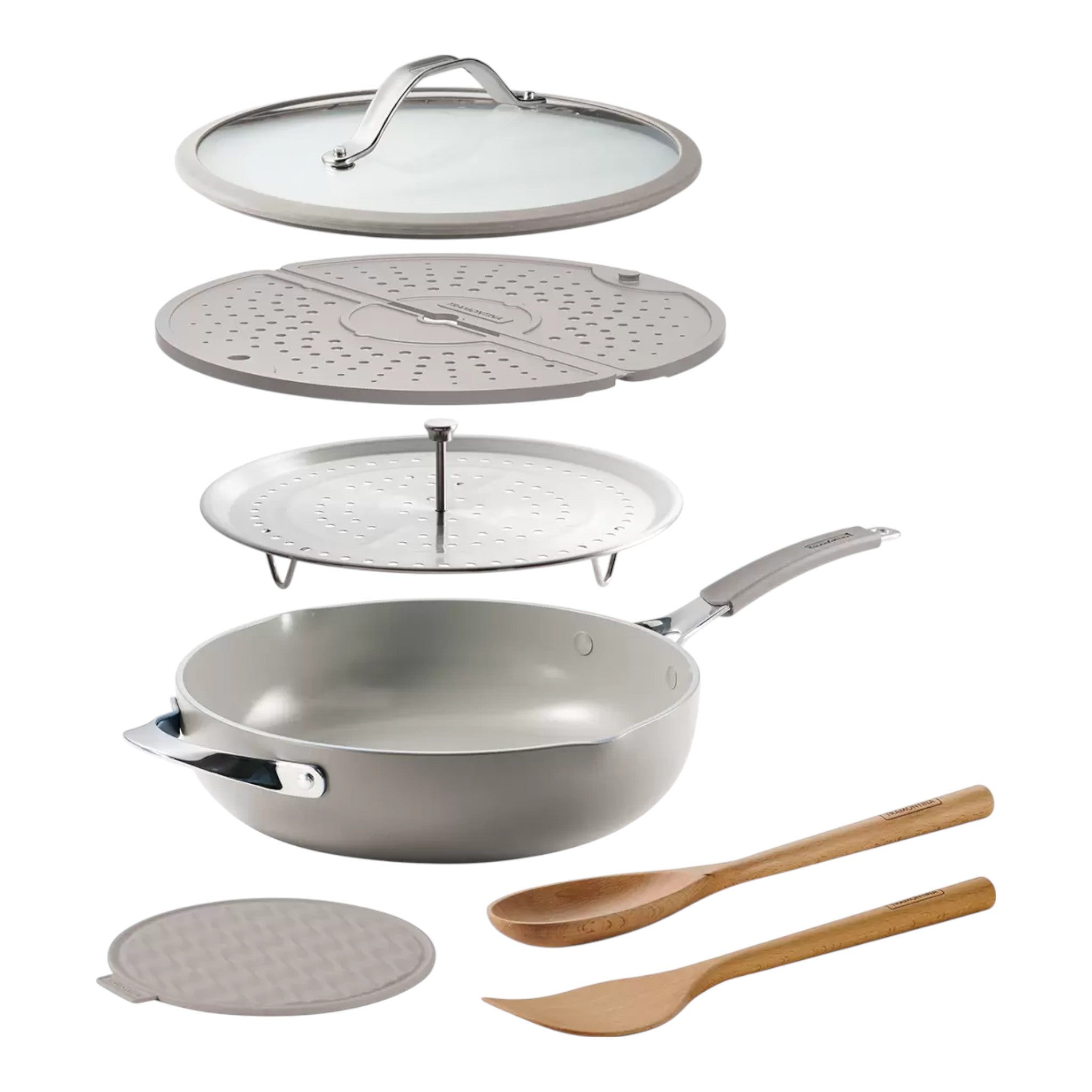 Tramontina 4.7 Litre All In One Plus Pan Set 7 Piece