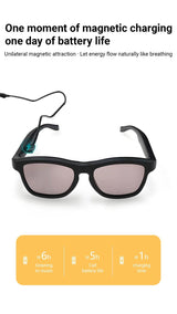 AI Intelligent Touch-Dimming Glasses with Built in Headphones GV90